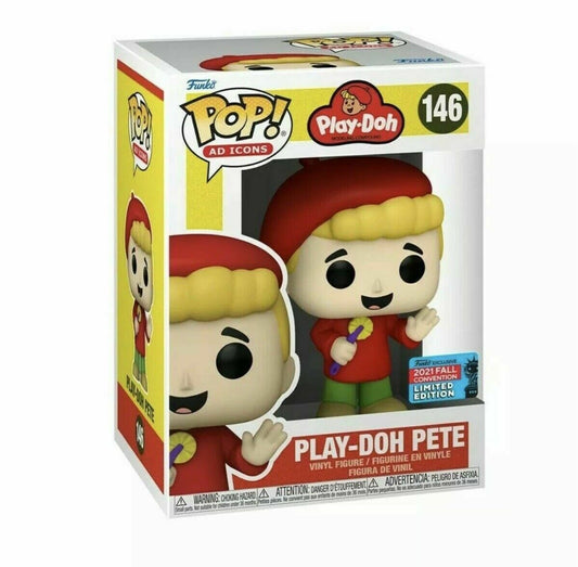 Play-Doh Pete (Red Shirt); Play Doh Pete with Tool Fall Convention Exclusive 146 + PoP Protector