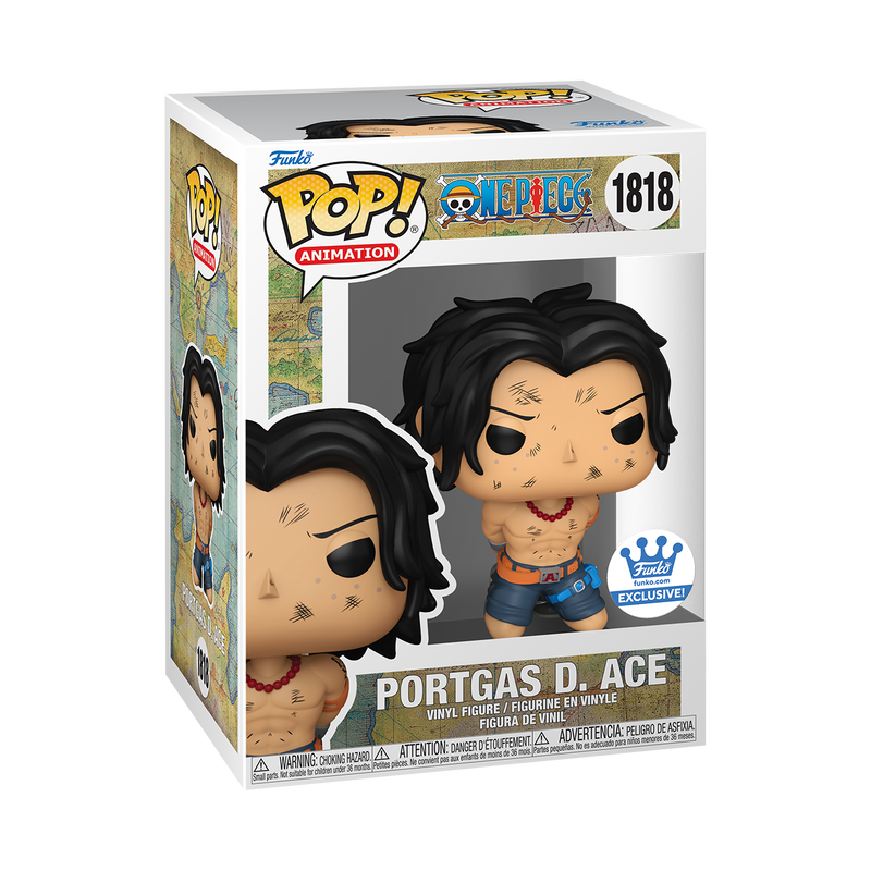 Funko Pop! One Piece Portgas D. Ace (Execution) 1818 Funko Shop Exclusive + Protector