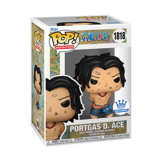 Funko Pop! One Piece Portgas D. Ace (Execution) 1818 Funko Shop Exclusive + Protector