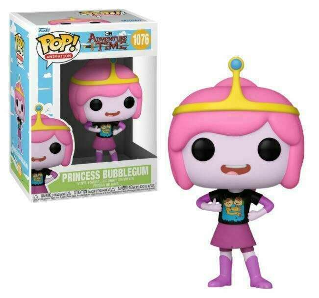 Princess Bubblegum (Rock Shirt) 1076 Adventure time Funko PoP! Animation + PoP Protector