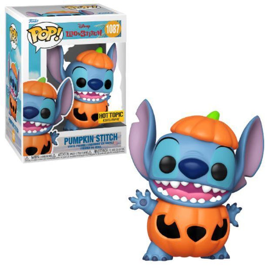 Funko Pop! #1087 Pumpkin Stitch Lilo and Disney - Free Protector Included