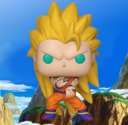 Funko POP! Animation: Dragon Ball Z - Super Saiyan 3 GOKU EB Games Exclusive + PROTECTOR!