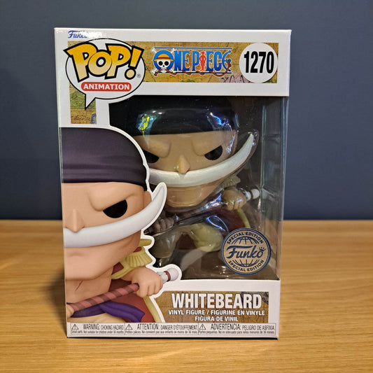 Funko POP! Animation: One Piece - Whitebeard Special Edition #1270 + PROTECTOR!