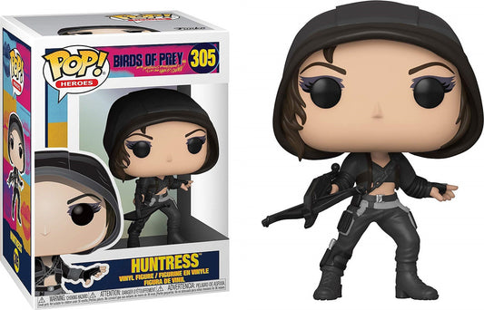 Funko POP! Heroes: Birds of Prey #305 - Huntress + PROTECTOR!