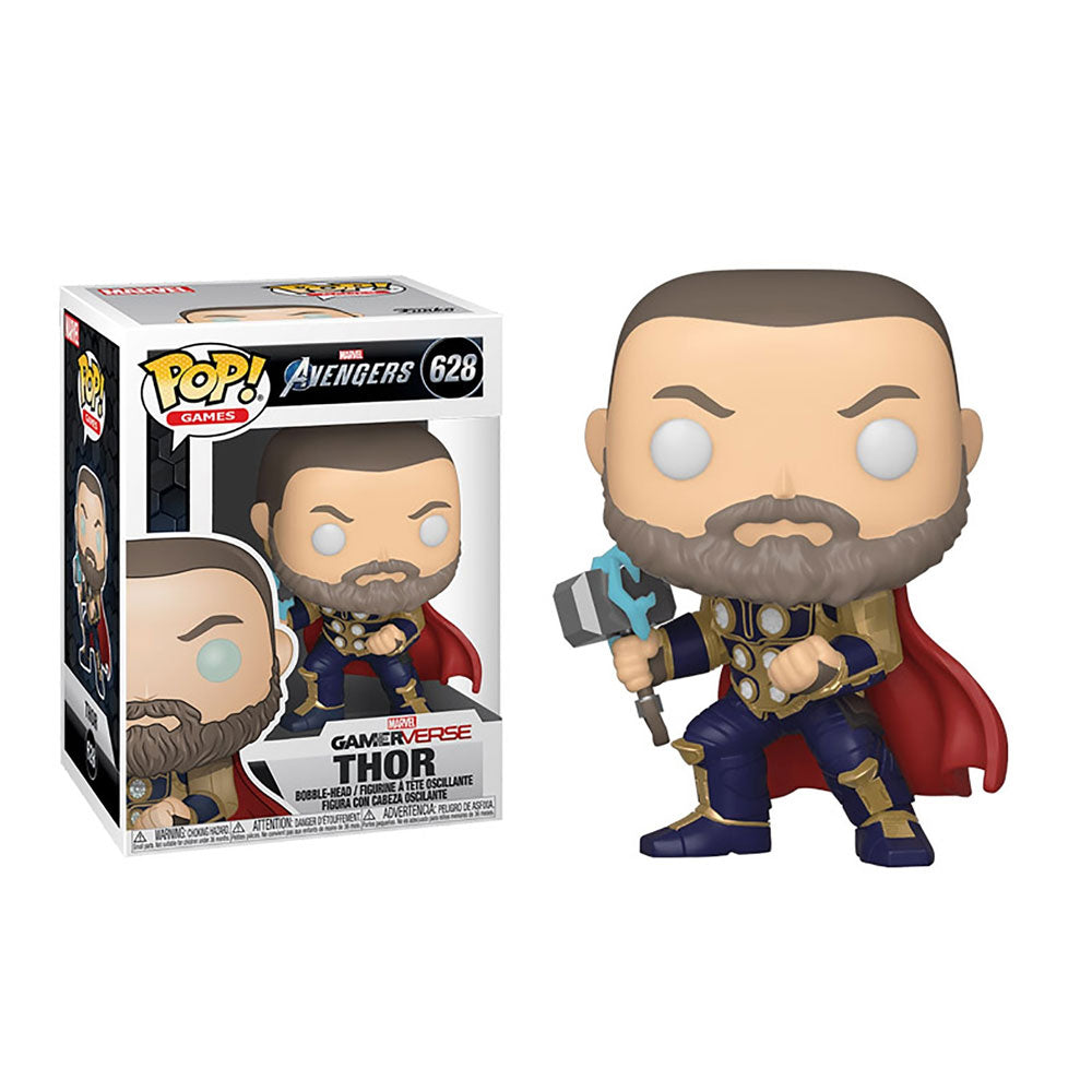 Funko POP! Games : Marvel Avengers GamerVerse Thor 628 + PROTECTOR!