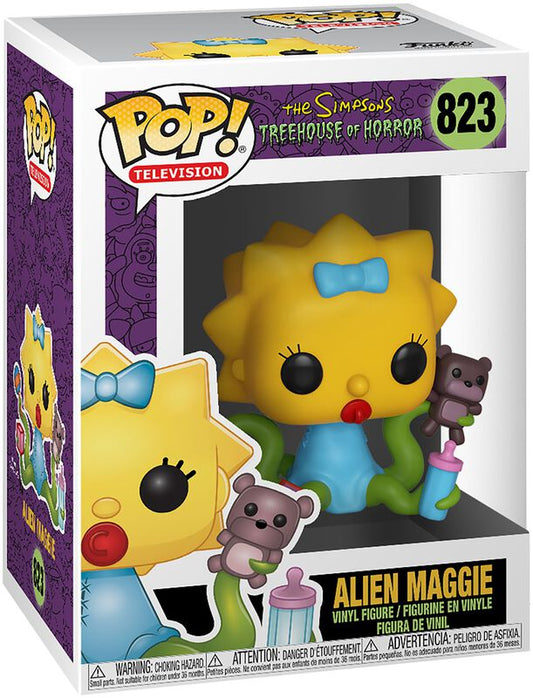 Funko POP! The Simpons Treehouse of Horror - Alien Maggie 823 + PROTECTOR!