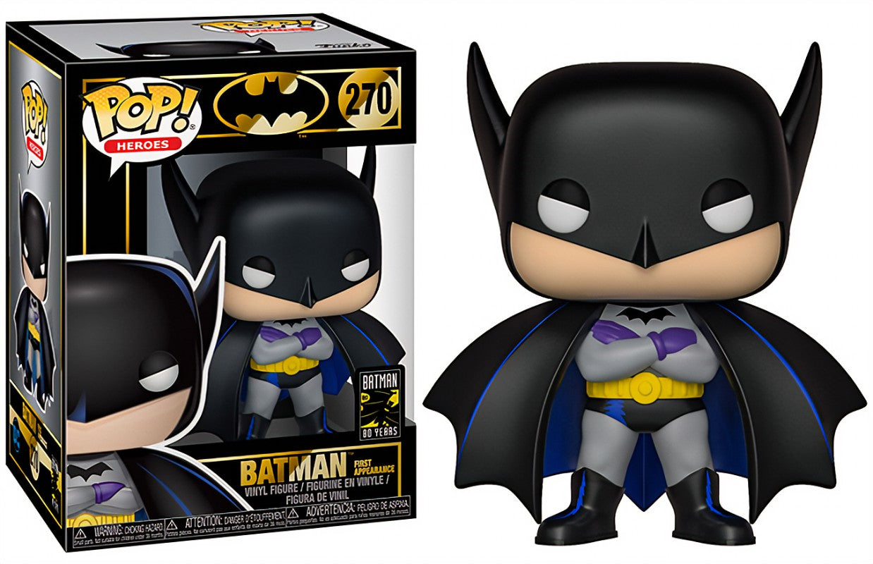 Funko POP! Heroes: Batman First Appearance #270 + PROTECTOR!