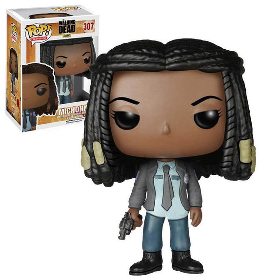 Funko POP! - Television - The walking dead - #307 - Michonne as Cop + (VAULTED) (box ware) PROTECTOR!