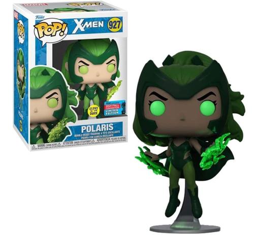 Funko Pop! Marvel X-MEN #927 - Polaris Funko 2021 Fall Convention Exclusive GITD + PROTECTOR!