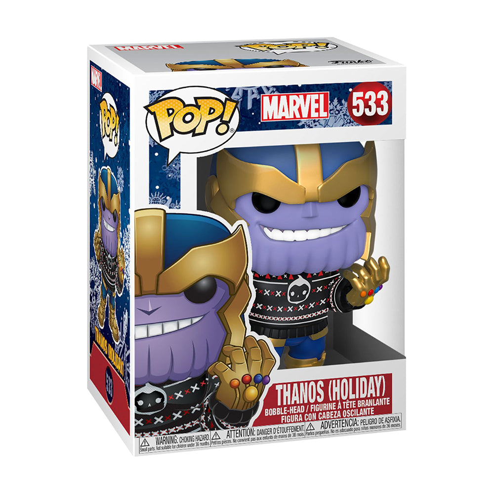 Funko POP! Marvel Thanos (HOLIDAY) #533 + PROTECTOR!