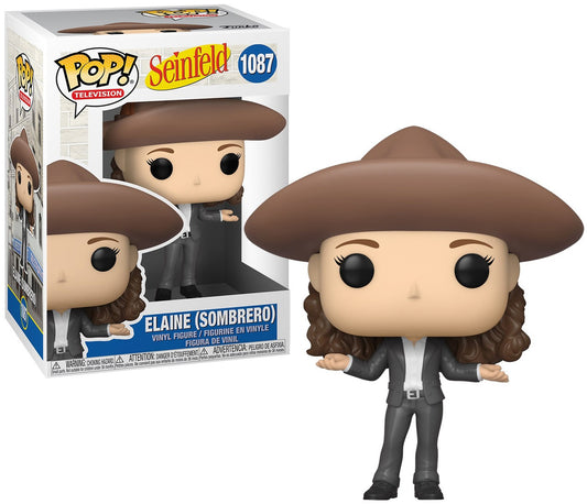 Funko Pop! Television: Seinfeld 1087 - Elaine (Sombrero) + FREE PROTECTOR!