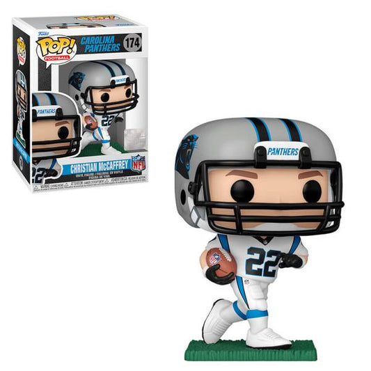 Funko POP! FOOTBALL NFL - Christian McCaffrey #174 + PROTECTOR!