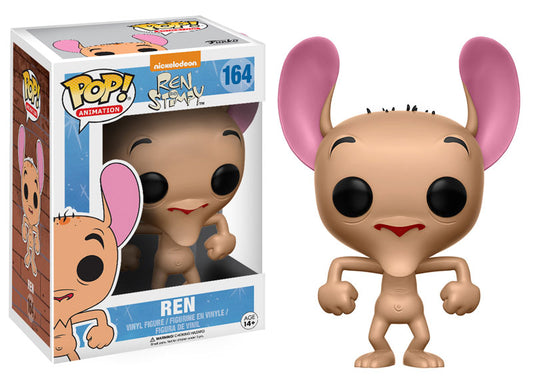 Funko POP! Animation Ren and Stimpy Ren #164 Vinyl Figure Vaulted In Box