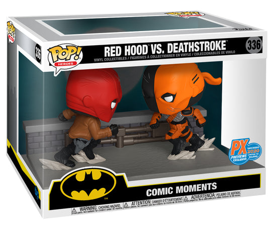 Funko POP! Heroes: Red Hood Vs Deathstroke #336 Comic Moments PX Preview 2020 Exclusive