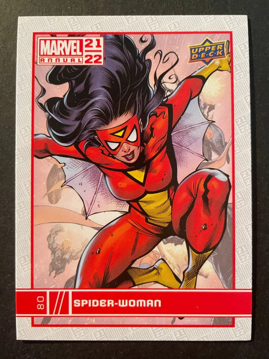 SPIDER-WOMAN 2021-22 Upper Deck Marvel Annual Base Card #80