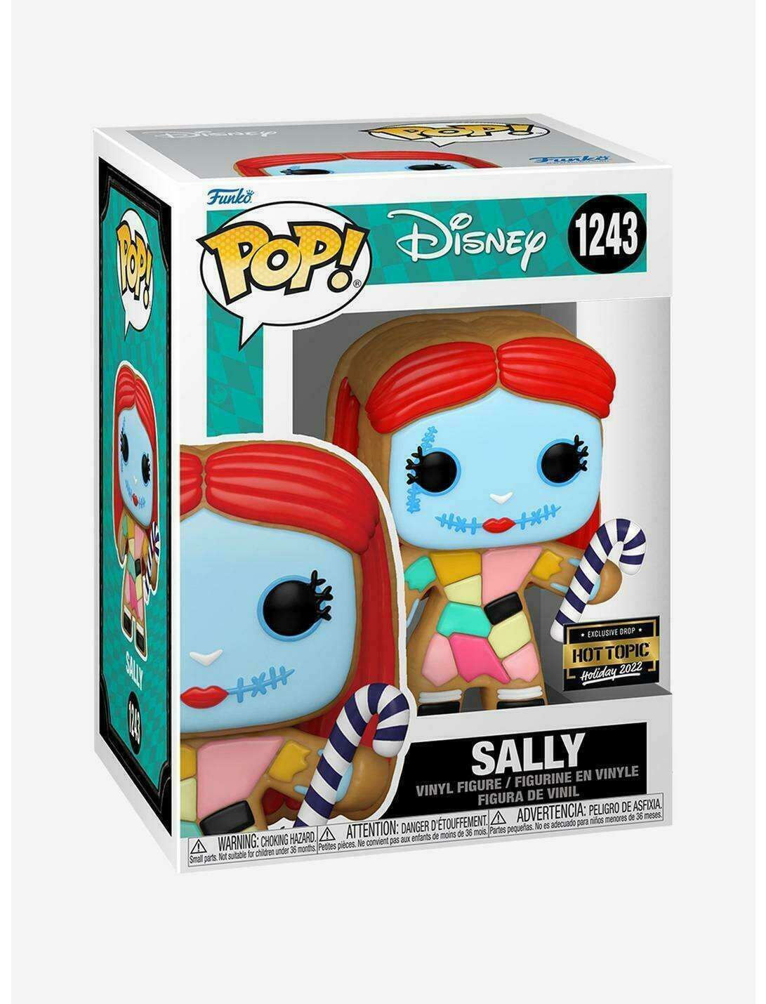 Funko POP! Animation: Disney Nightmare before Christmas Sally HOT TOPIC Exclusive + PROTECTOR!