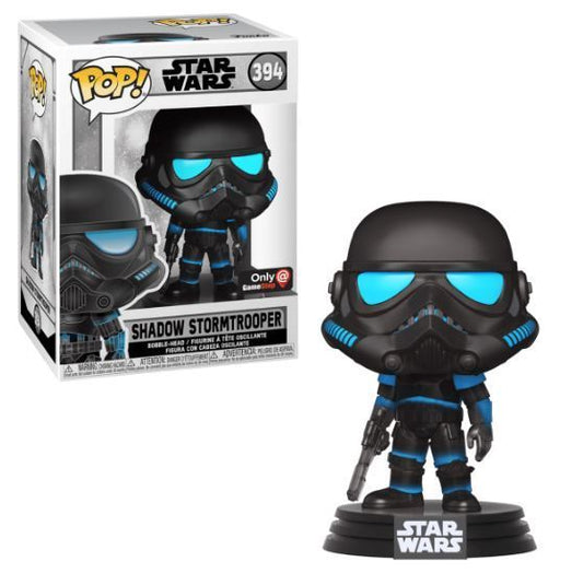 Funko Pop! Star Wars Shadow Stormtrooper GameStop Exclusive 394 + PoP Protector