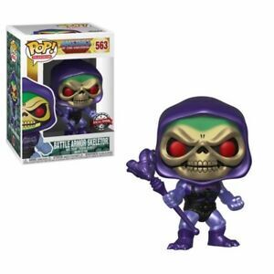 Funko PoP! Television Battle Armor Skeletor (Metallic) Masters of the Universe Special Edition 563 + PoP Protector