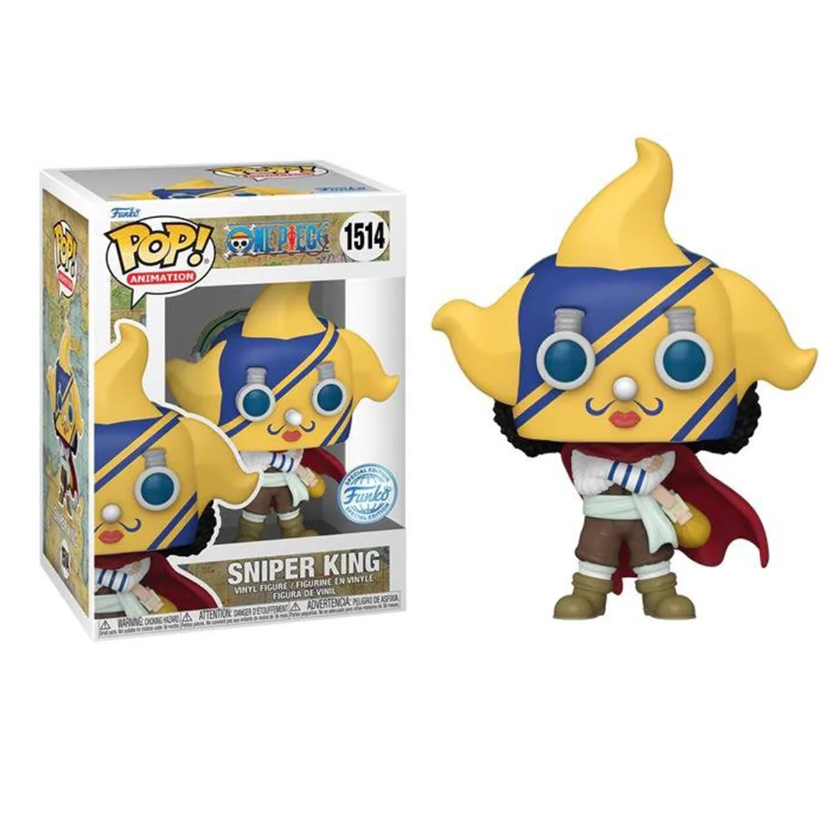 One Piece Sniper King Funko Pop! Funko Limited Edition #1514 In Protector