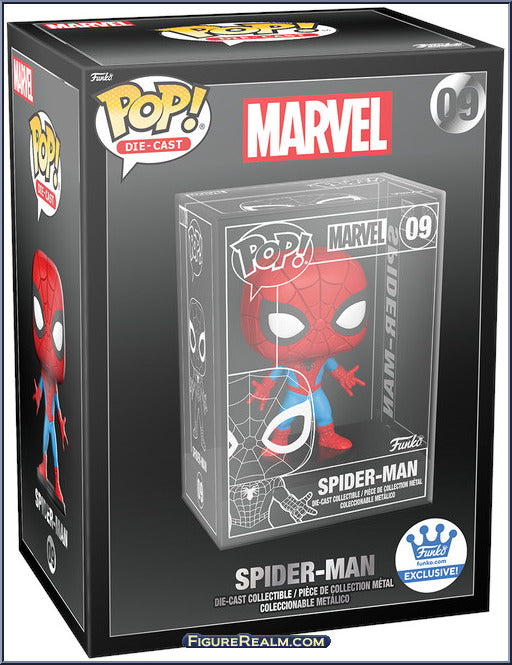Funko Pop! Die-Cast Spider-Man Marvel Spider-Man Regular Version