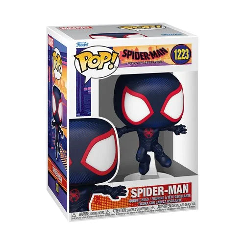 Spider-Man: Across the Spider-Verse Spider-Man : Miles morales Funko Pop! Vinyl Figure #1223 + PoP Protector