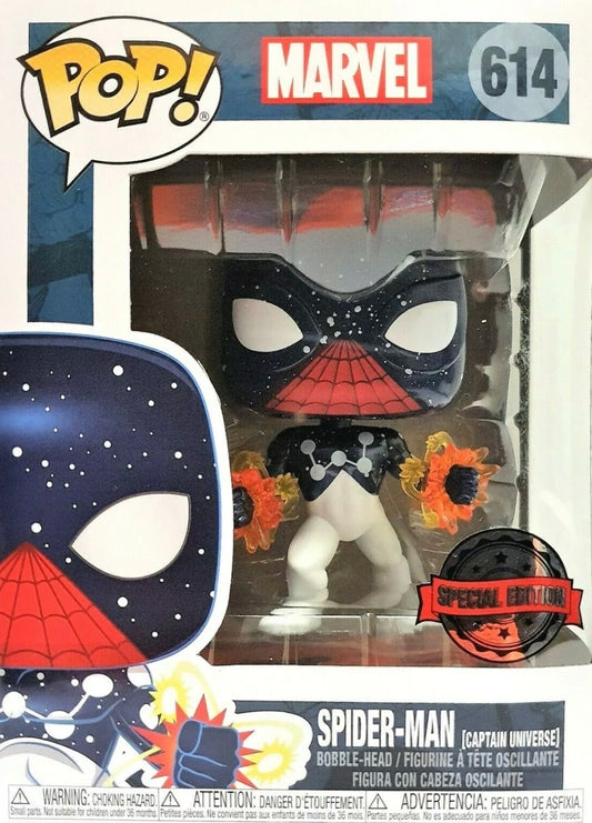 Funko Pop! Spider-Man [Captain Universe] 614 Special Edition (VAULTED) + PoP Protector