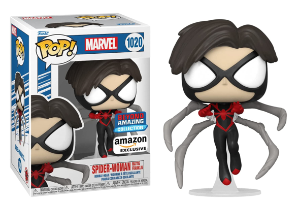 Funko Pop! Marvel: Spider-Woman Mattie Franklin #1020 Amazon Exclusive (Some Box Damage) + PoP Protector