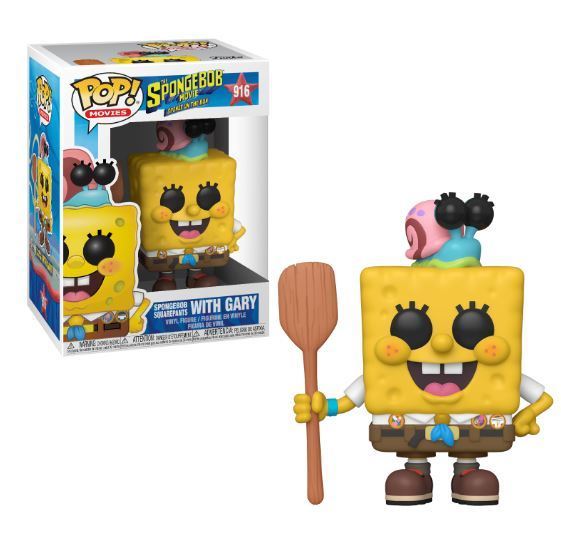 SpongeBob SquarePants with Gary (Spongebob Movie) Funko PoP! 916 Movies + Pop Protector