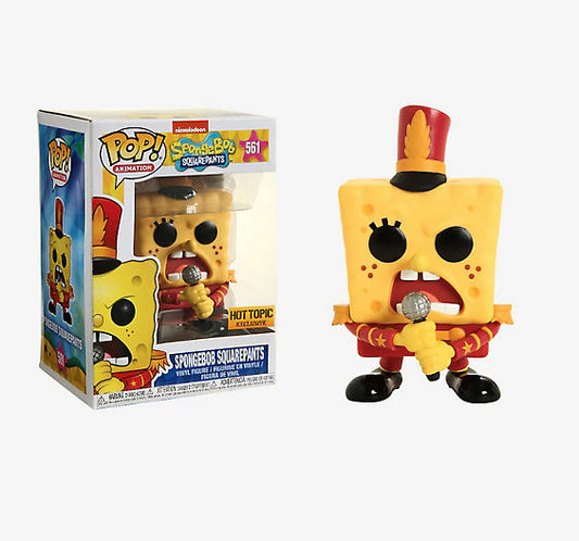 Funko Pop! Animation Spongebob Squarepants #561 Hot Topic Exclusive Vinyl Figure + PoP Protector