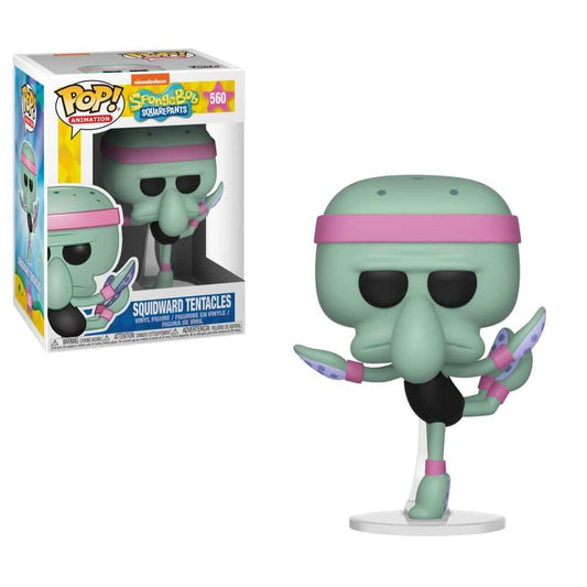 Funko Pop! Nickelodeon Squidward Tentacles #560 Spongebob Squarepants + PoP Protector