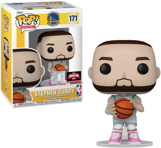 Funko Pop Golden State Warriors Stephen Curry #171 Target Con Exclusive + PoP Protector