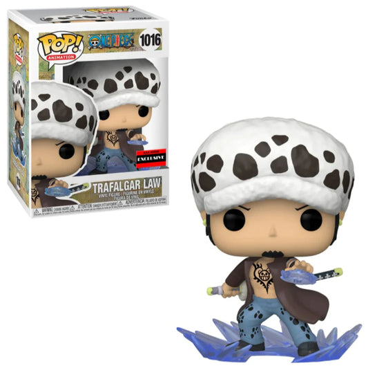 Funko POP! Animation: One Piece - Trafalgar Law AAA anime exclusive #1016 + PROTECTOR!