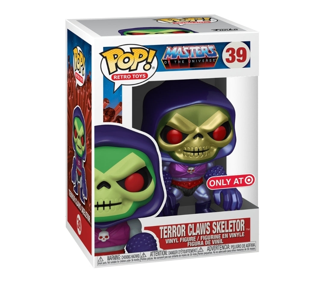 Pop Retro Toys Masters Of The Universe 3.75 Inch Target Exclusive - Terror Claws Skeletor #39 + PoP Protector
