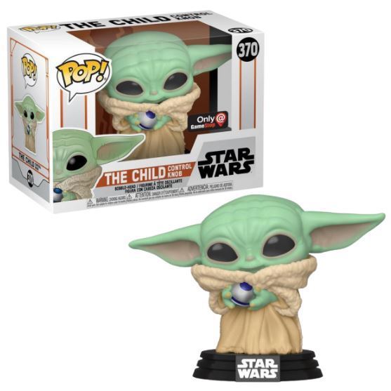 Funko Pop! Vinyl: Star Wars - The Child Control Knob - GameStop (GS) (Exclusive) 370 + PoP Protector