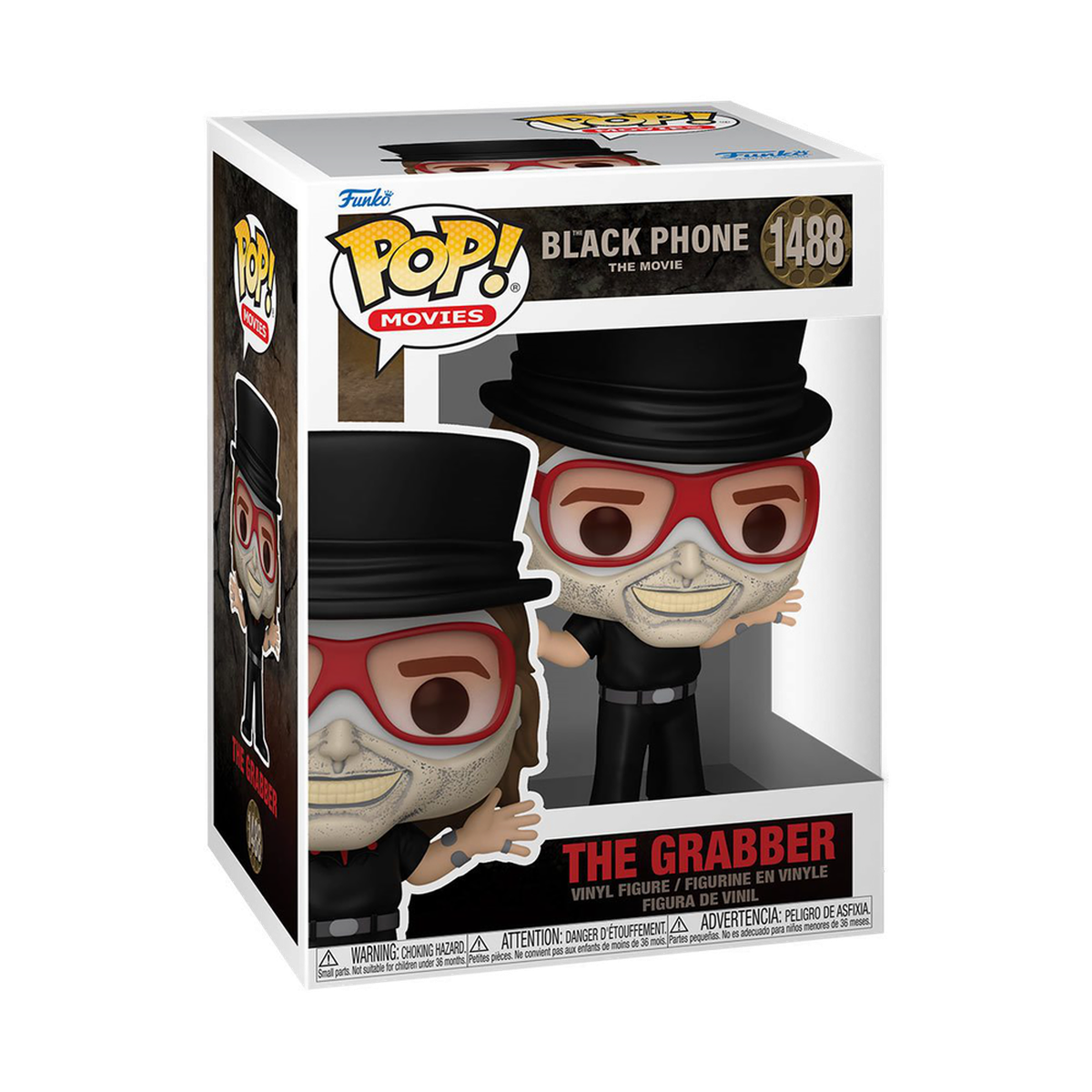 Funko Pop! Movies The Black Phone The Grabber #1488 + PoP Protector