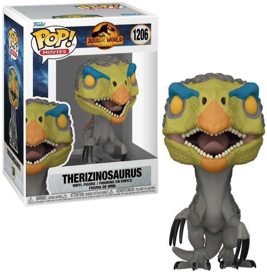 Funko Pop Jurassic World Dominion - Therizinosaurus 1206 Movies + PoP Protector