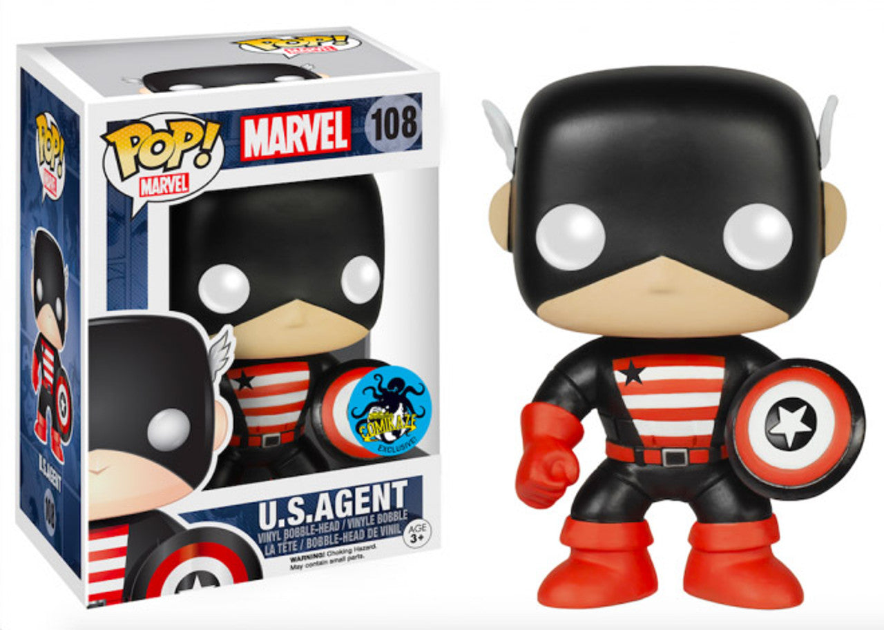 Funko POP! Marvel: U.S Agent #108 - Comikaze Exclusive + PROTECTOR!