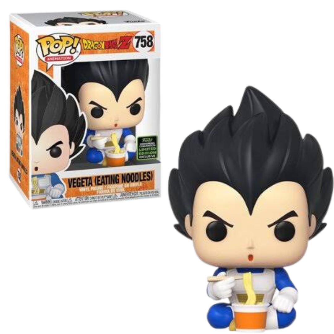 758 Vegeta (Eating Noodles) Shared con exclusive ramen Spring (shared) Convention (2020) Exclusive + Protector