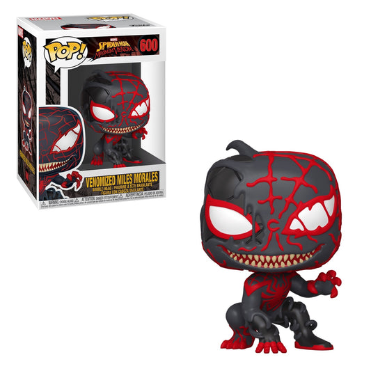 Funko POP! Marvel Spider-Man Maximum Venom Venomized Miles Morales #600 + PoP Protector