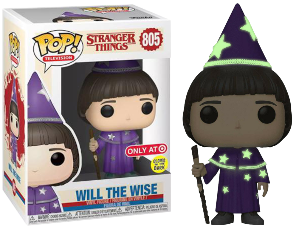 Funko PoP! Television 805 Will the Wise (Glow in the Dark) Stranger Things Target exclusive + PoP Protector