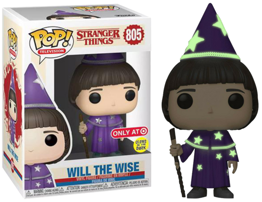 Funko PoP! Television 805 Will the Wise (Glow in the Dark) Stranger Things Target exclusive + PoP Protector