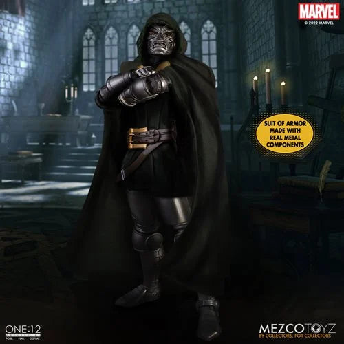 Doctor Doom One:12 Collective Action Figure Mezco Toyz Fantastic Four Action Figures