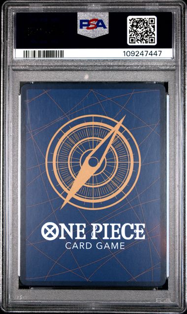 One Piece TCG! 2024 ONE PIECE OP09-EMPERORS IN THE NEW WORLD #106 NAMI SPECIAL ALTERNATE ART PSA 10