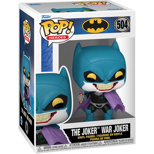 Preorder Batman War Zone The Joker War Joker Funko Pop! Vinyl Figure #504 + PoP Protector