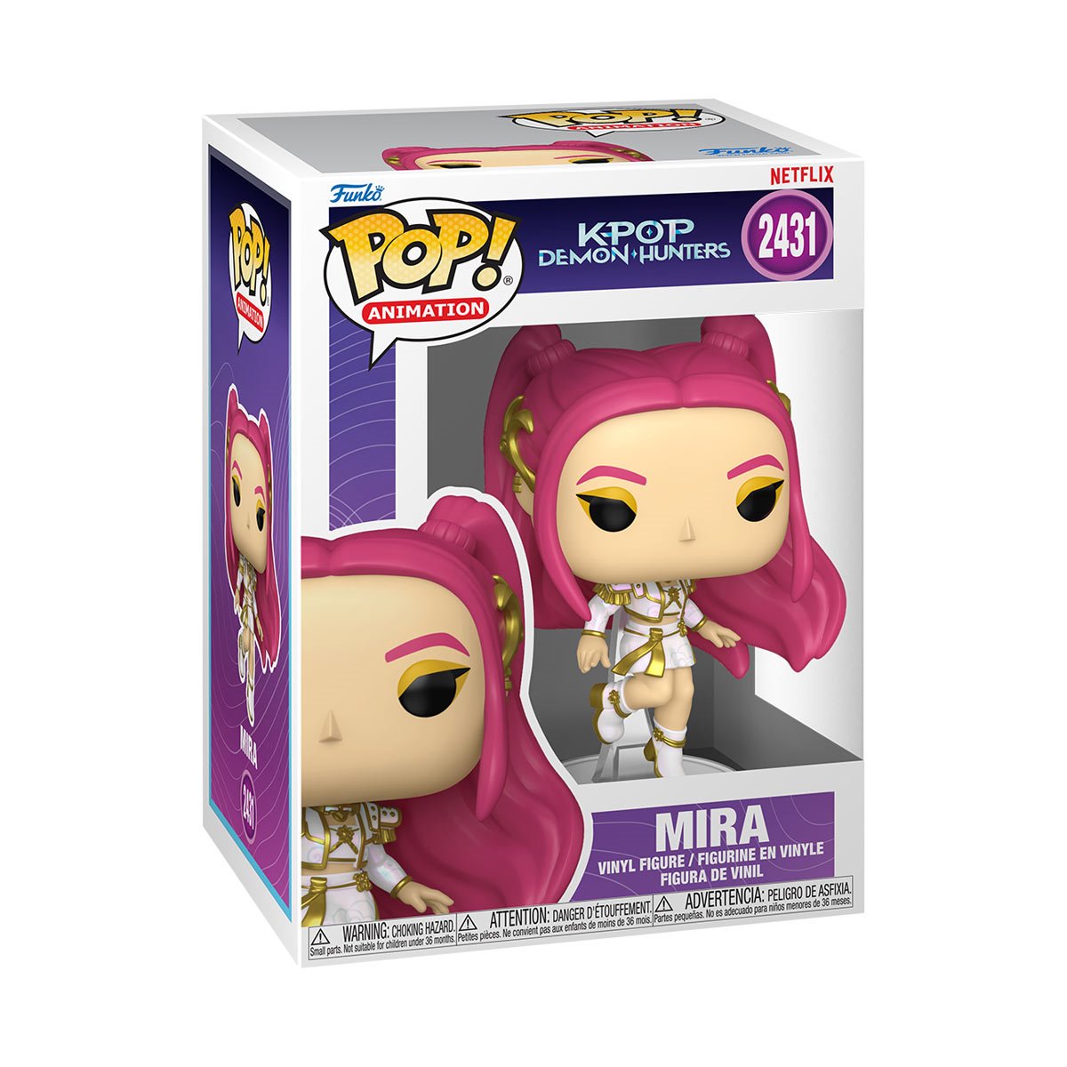 Funko Pop! K-pop Demon Hunters Wave 2 Mira 2431 Figure + Pop Protector