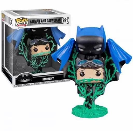 Funko POP! Heroes: Batman and Catwoman#291 EB Games Exclusive + PROTECTOR!