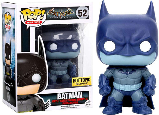 Funko POP! Heroes: Batman Arkham Asylum - Batman (Detective Mode) (Blue) #52 Hot Topic Exclusive (VAULTED) + Protector!