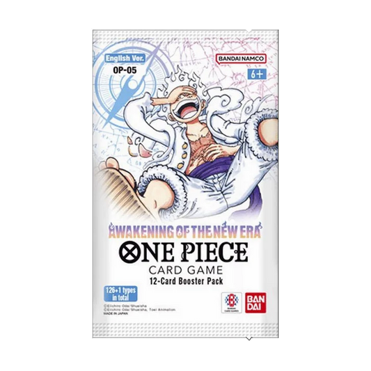 BOOSTER PACK ONE PIECE CARD GAME OP05 AWAKENING OF THE NEW ERA ENGLISH (1 random pack only)