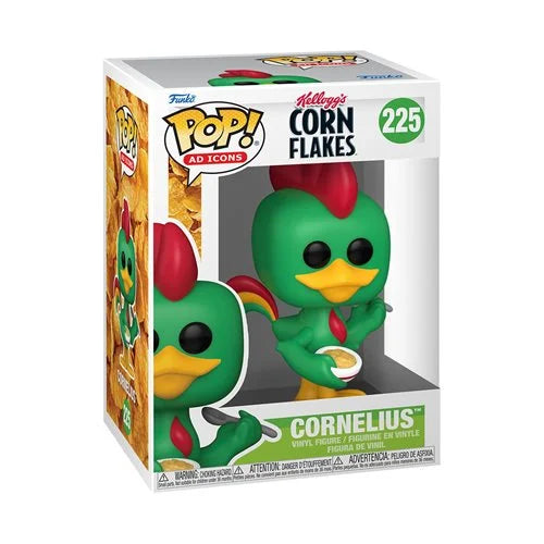 Kellogg's Corn Flakes Cornelius Funko Pop! Vinyl Figure #225 + PoP Protector