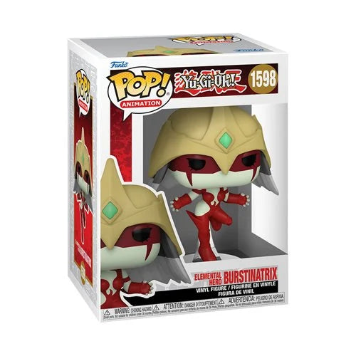 Yu-Gi-Oh! Elemental Hero Burstinatrix Funko Pop! Vinyl Figure #1598 + PoP Protector